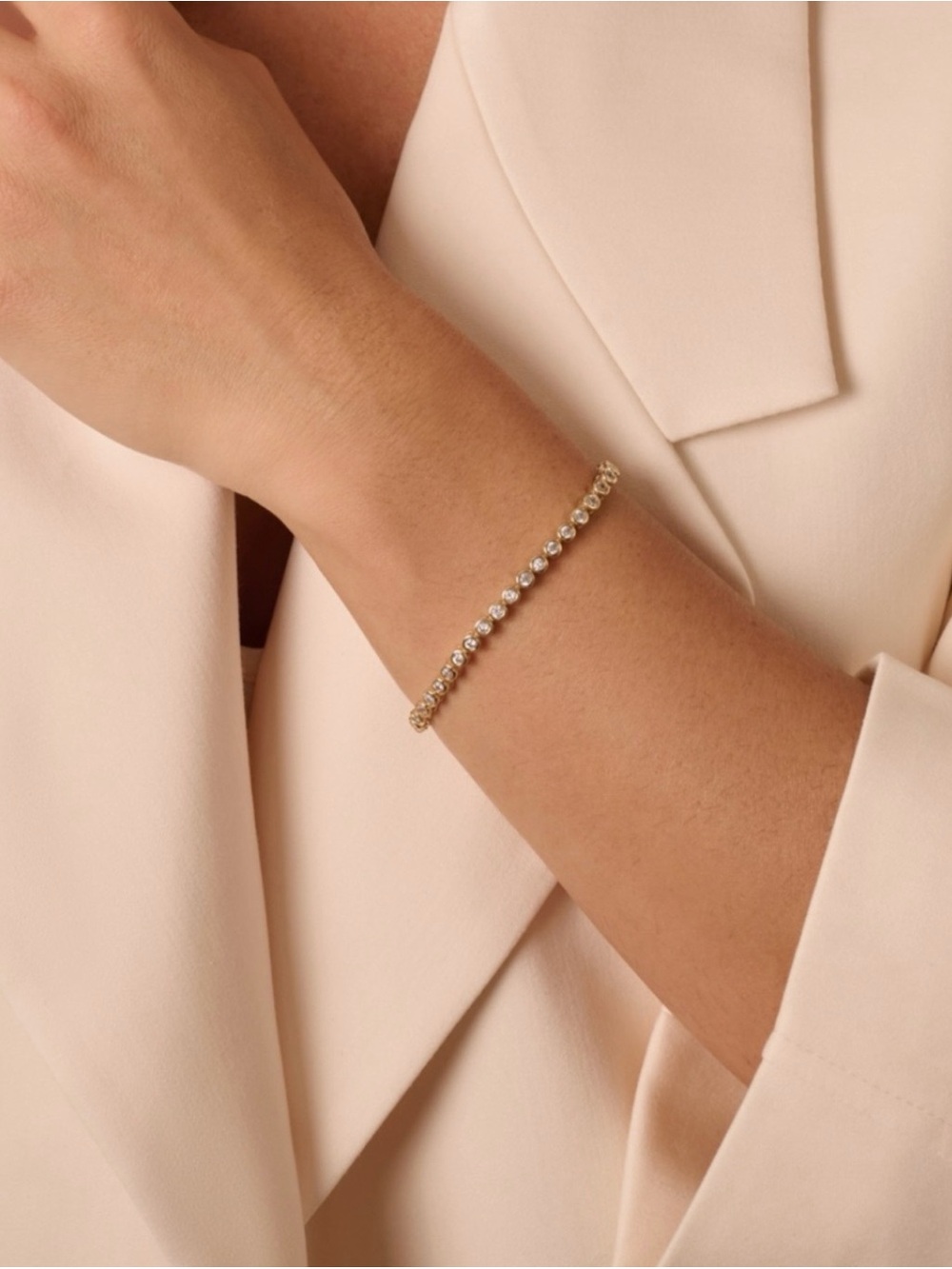 Electric Picks Mini Jewel Bezel Tennis Bracelet